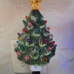 2 Pack Ceramic Christmas Tree Night Lights photo review