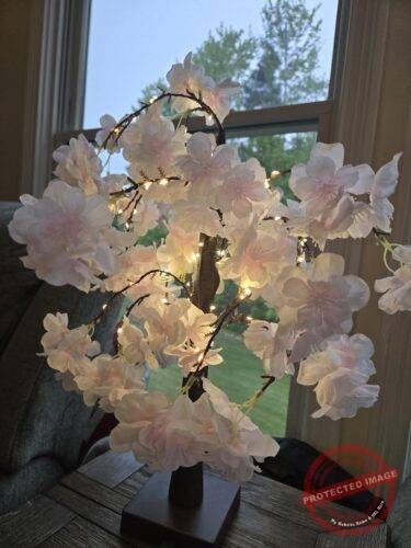 24 Inch Pink LED Cherry Blossom Tree photo review