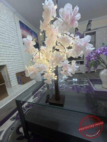 24 Inch Pink LED Cherry Blossom Tree photo review