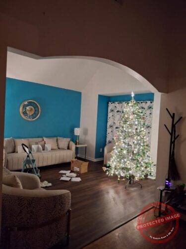 Silver Snowflake LED Tree Topper photo review