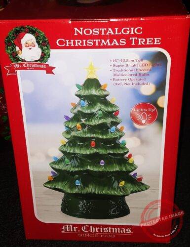 Nostalgic Ceramic Christmas Tree with LED Lights photo review