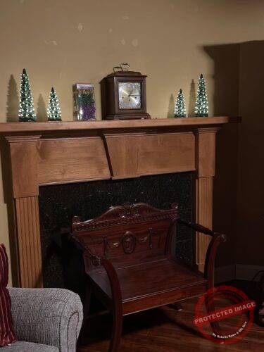 Set of 3 Retro Hand-Painted Ceramic Trees with LED Lights photo review