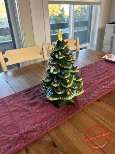 Nostalgic Ceramic Christmas Tree with LED Lights photo review