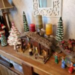 Set of 3 Retro Hand-Painted Ceramic Trees with LED Lights photo review