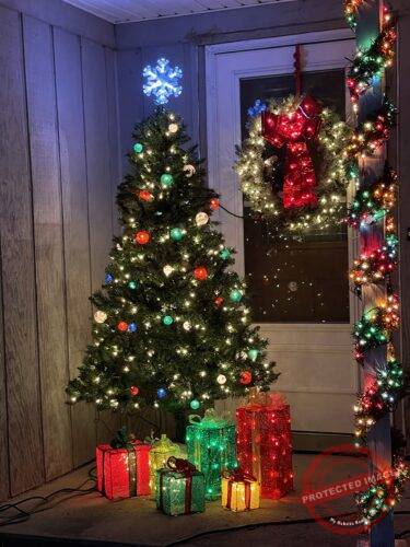 Lighted Snowflake Christmas Tree Topper photo review