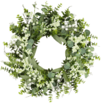 20″ Artificial Greenery Wreath with Eucalyptus & Berries